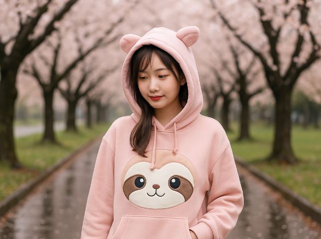 Hoodies Kawaii Animaux Coréens