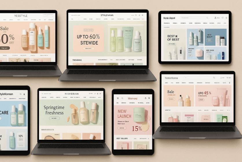 Top 10 des Sites Incontournables pour Trouver des Cosmétiques Coréens