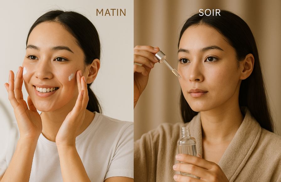 Routine Skincare Coréenne : Différences Matin vs Soir
