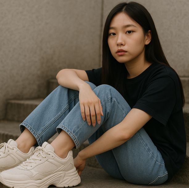 Sneakers Coréennes style K-pop idols