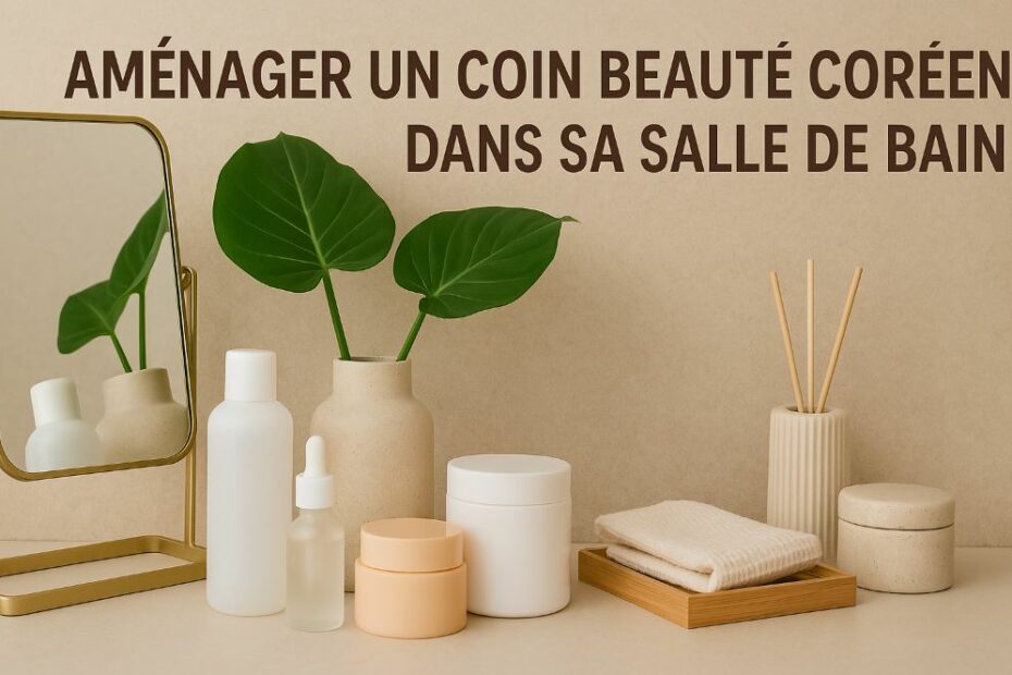 Aménager Coin Beauté Coréen Salle de Bain