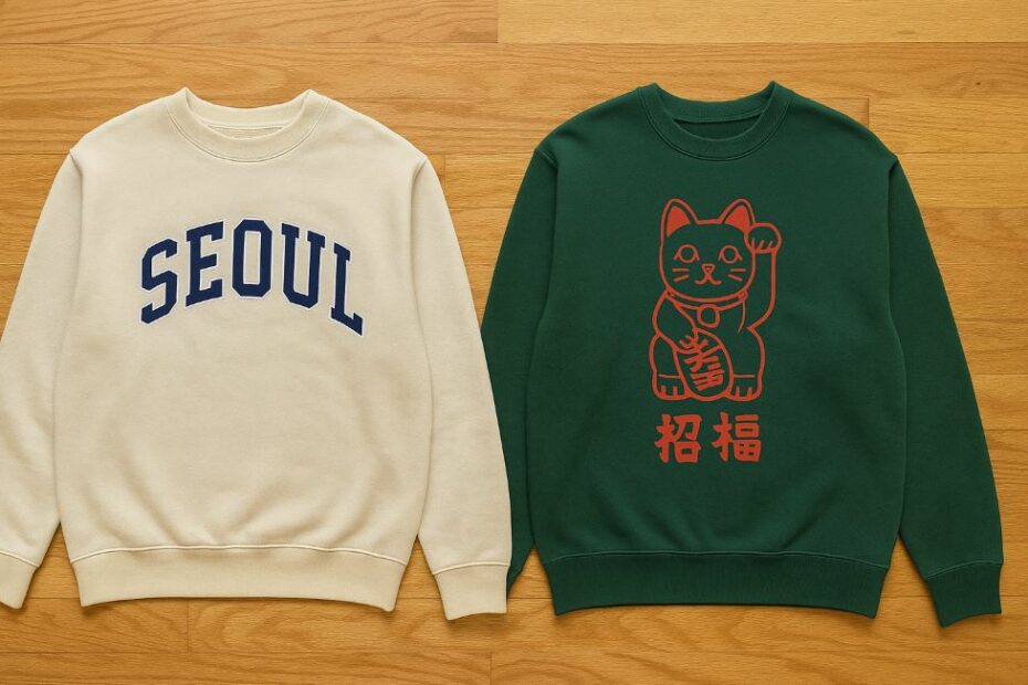 Différence Sweat Coréen Sweat Japonais