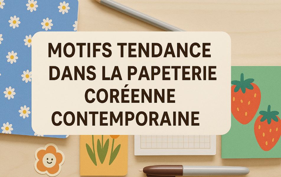Motifs Tendance dans la Papeterie Coréenne Contemporaine