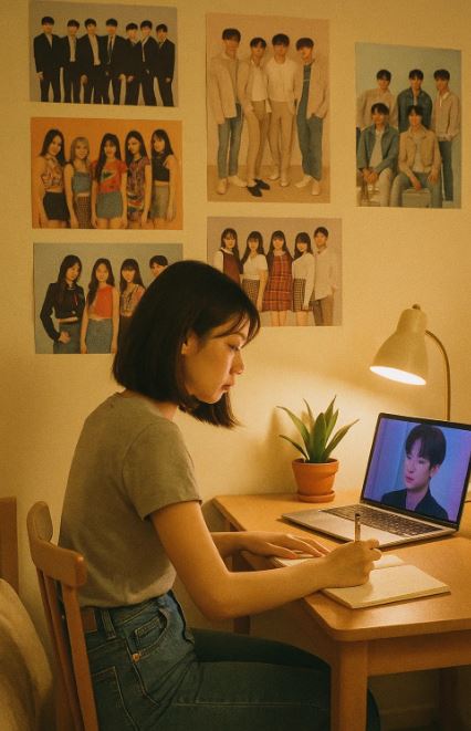 chambre avec touche K-pop