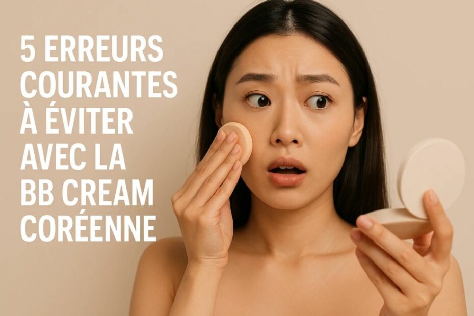 Les erreurs à éviter avec la BB Cream coréenne