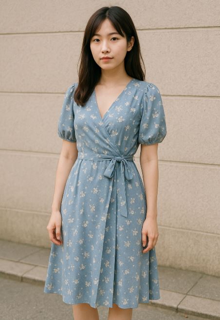 robe coréenne pour sublimer une silhouette en H