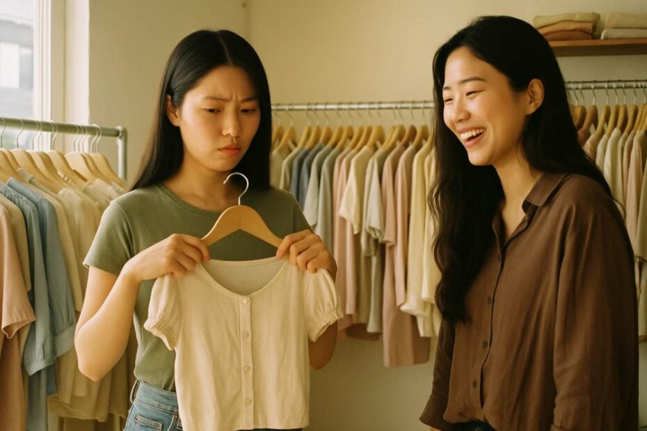 Tailles de Vêtements Coréens plus Petites