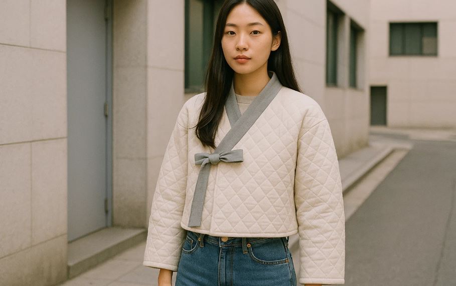 associer une veste coréenne à un jean