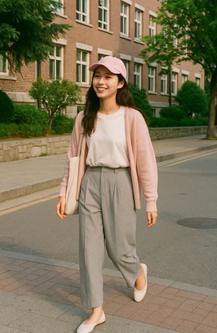 photo look Université chic et léger