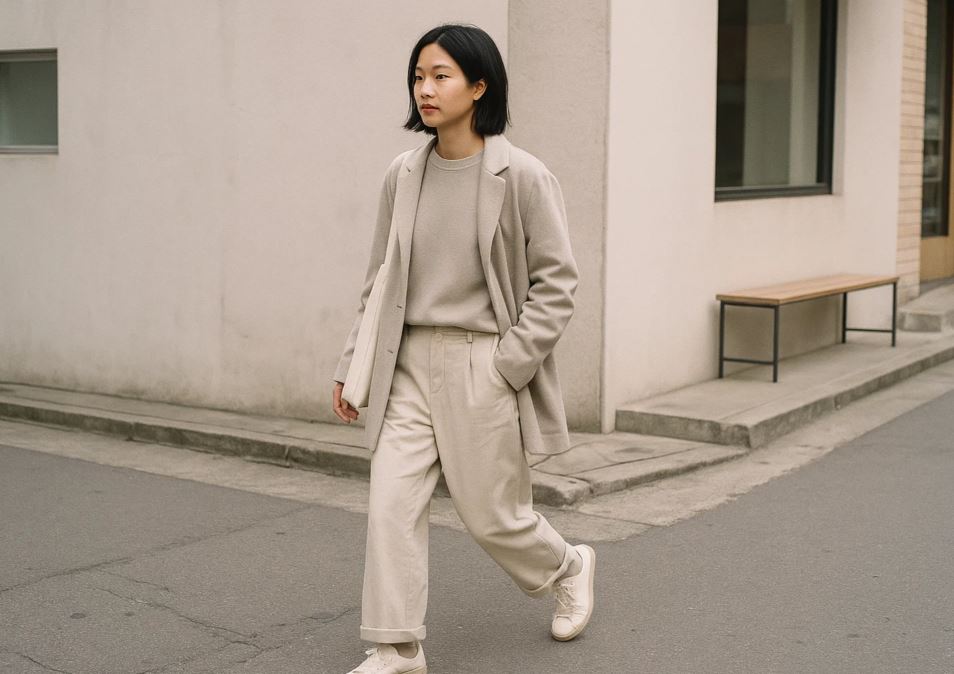 photo look monochrome mode coréenne