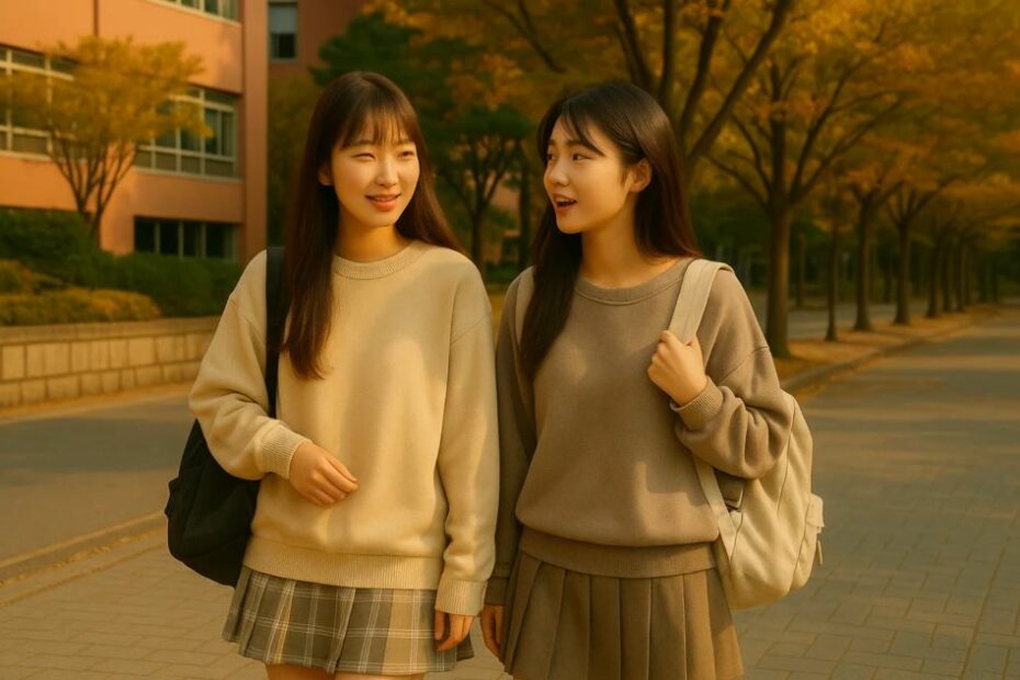 Look coréen college