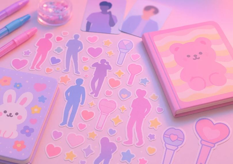 Stickers et fournitures K-pop : les articles les plus vendus