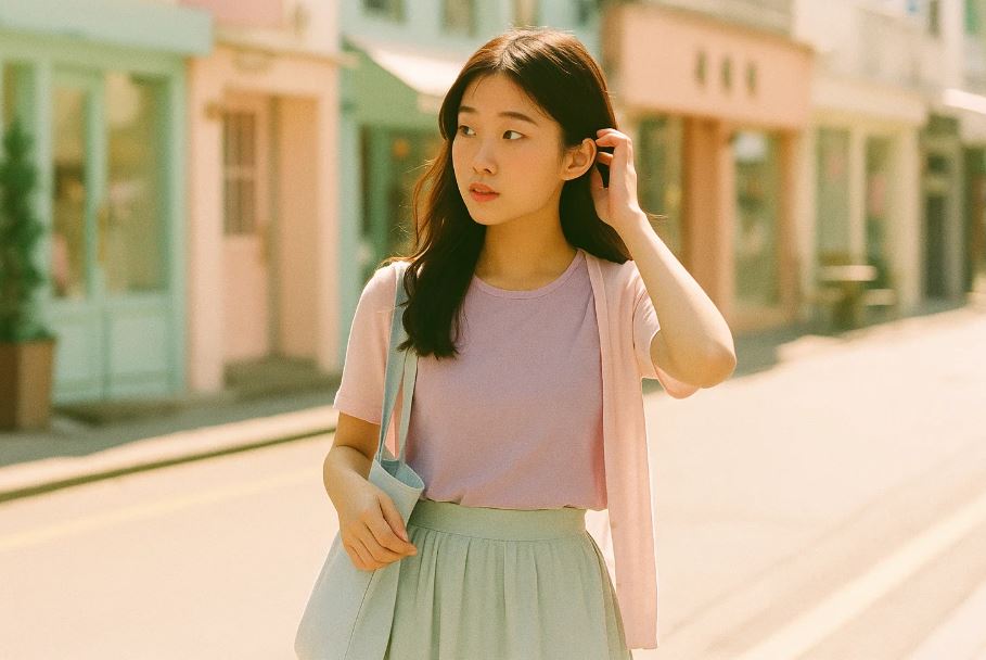 couleurs pastel séduisent la mode coréenne