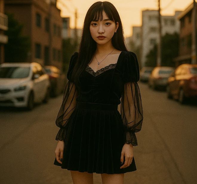 mode coréenne adopte la tendance du gothique doux