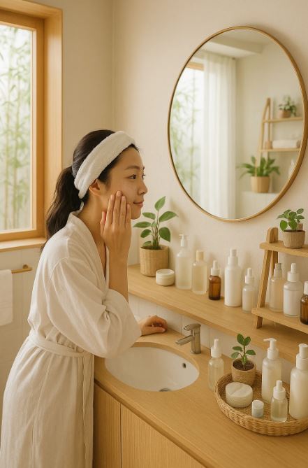 salle de bain zenitude ambiance K-Beauty