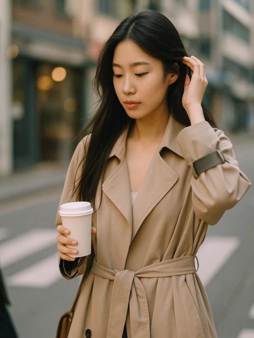 trenchs coréens vs modèles européens pinterest
