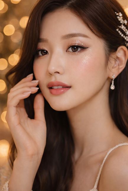 Maquillage yeux coréens photo details