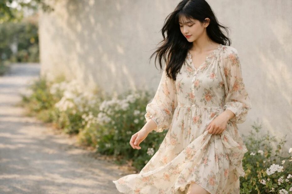 Motifs floraux mode coréenne