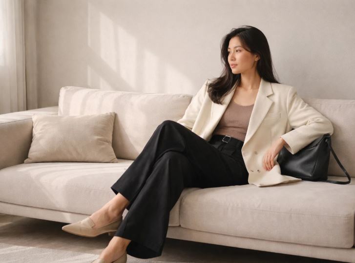 phot look garde-robe capsule chic