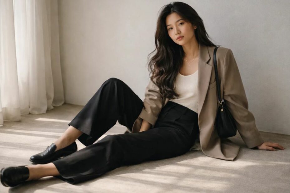 mode coréenne capsule chic