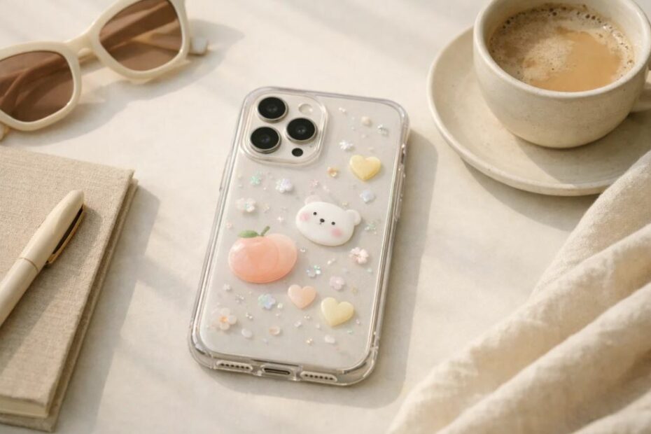 étuis de téléphone coréens tendance