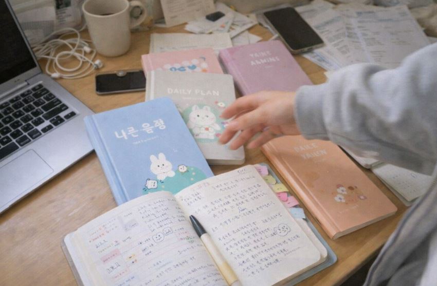 Carnets coréens cadeau étudiant