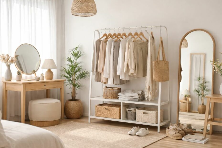 Décorez un dressing coréen tendance