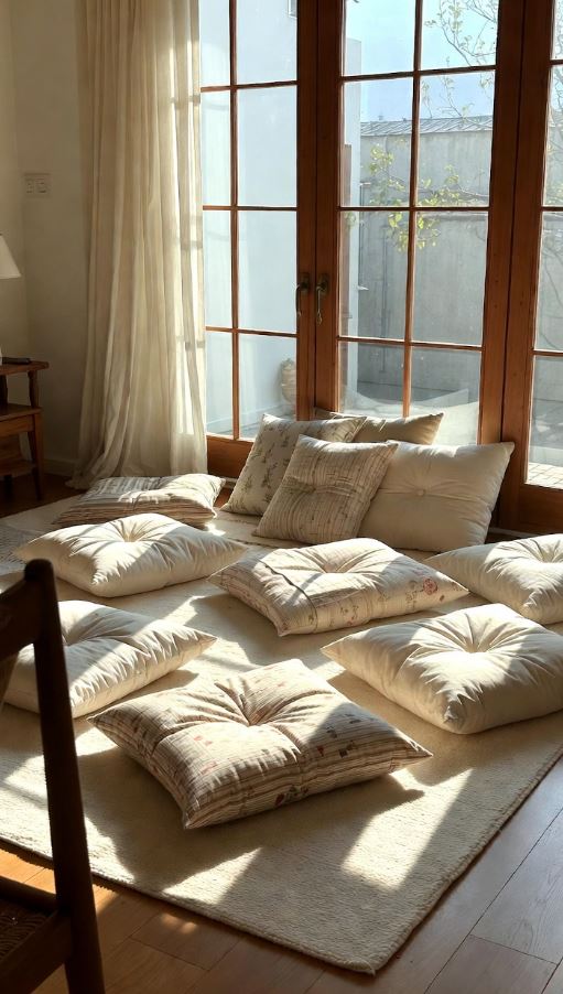 Coussins coréens et bien-être