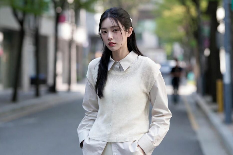 look chic d'étudiante coréenne