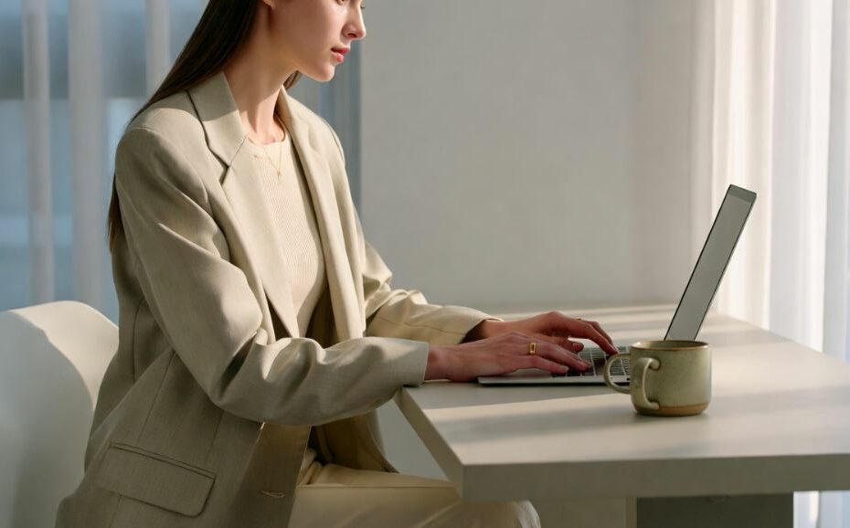 Style télétravail look coreen