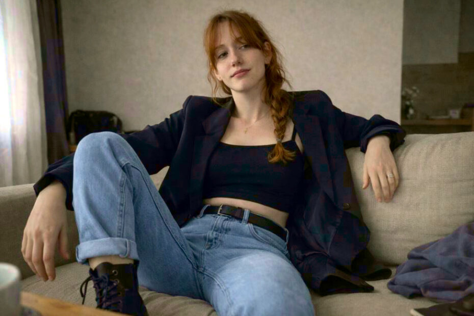 jeans coréens taille haute