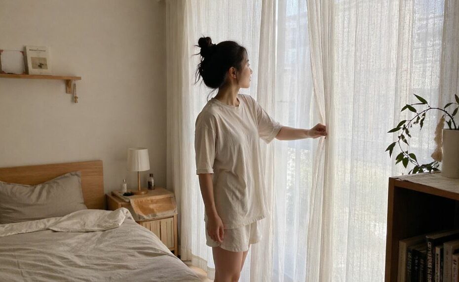 Rideaux Idéaux pour une Chambre Coréenne Douce et Épurée