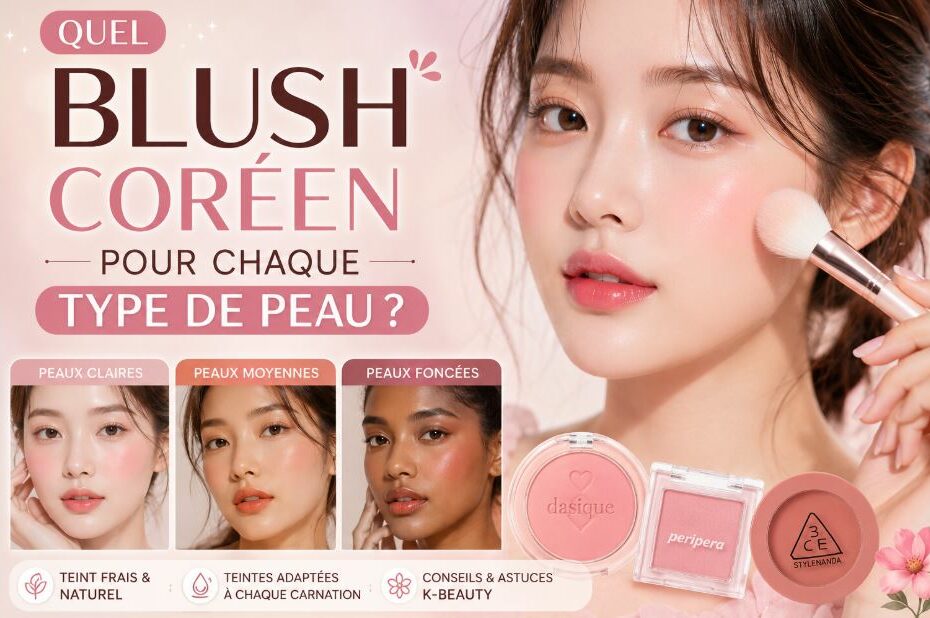 Blush Coréen pour Chaque Type de Peau