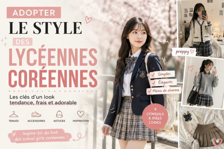 Comment Adopter le Style des Lycéennes Coréennes ?
