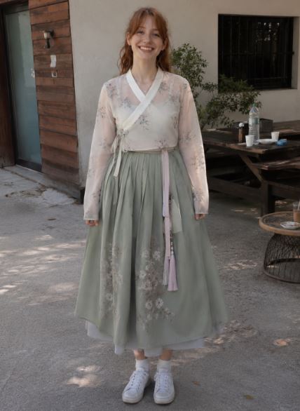 hanbok moderne photo porté
