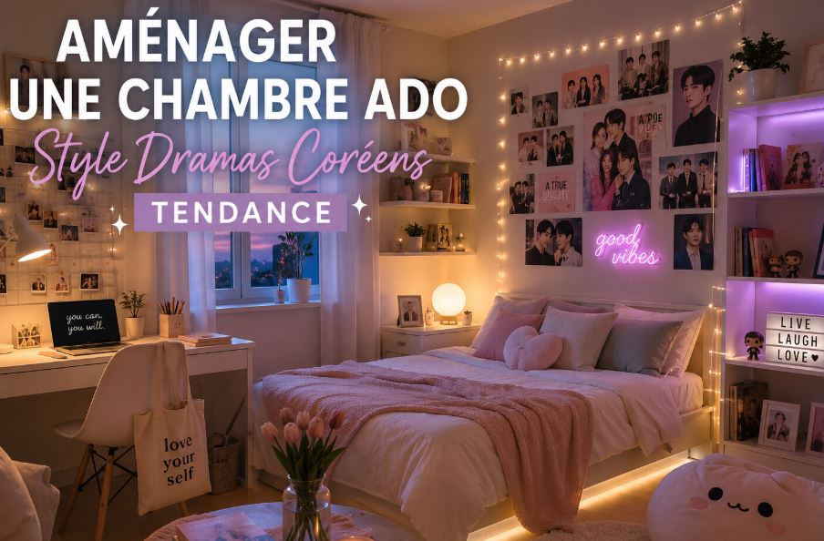 Aménager une Chambre Ado Style Dramas Coréens Tendance