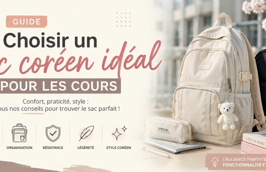 Choisir un sac coréen idéal pour les cours