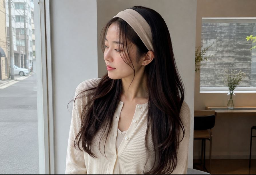 Quel bandeau coréen choisir pour des cheveux longs